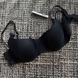 NWT Soma Lightly Lined Scoop Balconette Bra Size 32B - BLACK